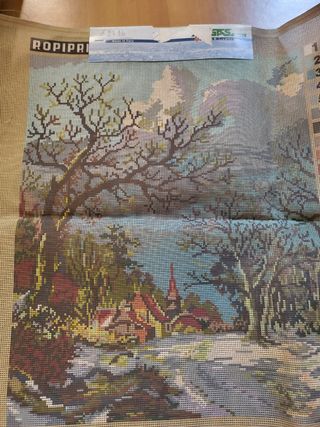 Paesaggio quadro mezzo punto