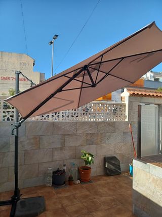 Sombrilla de terraza Leroy Merlin