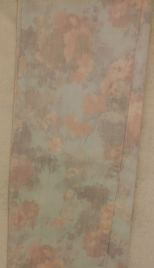 Pantaloni stampati fiori taglia 46