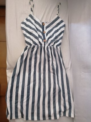 Vestido de rallas