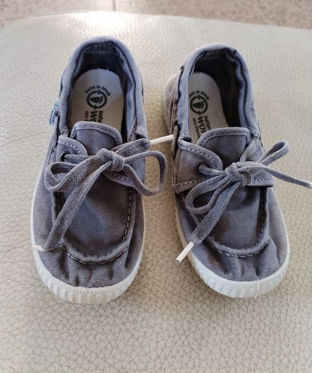 Náuticos gris lavado Natural World t.28