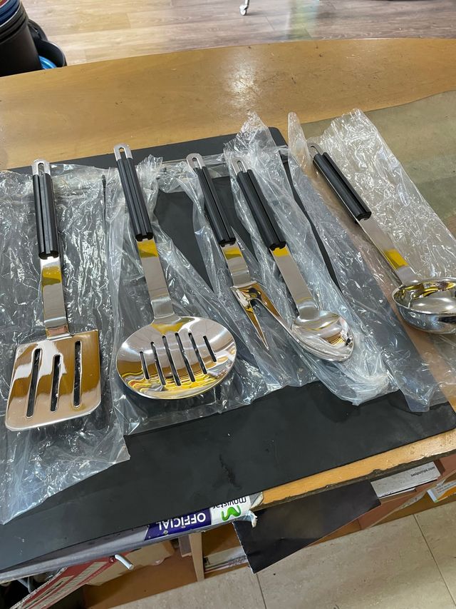 juego utensilios de cocina