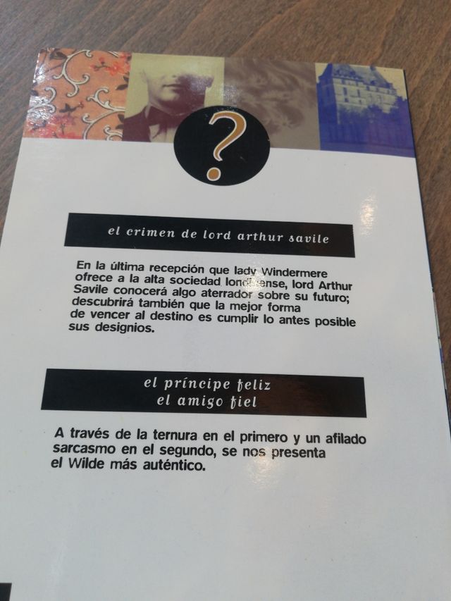 El crimen de Lord Arthur Savile Oscar Wilde