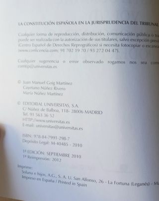 La Constitución española. UNED