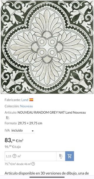 Azulejo Land Nouveau