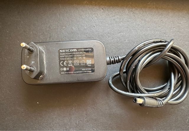 Cargador Sercom model PS30W120EUB20-BKL-00