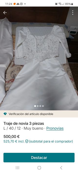 Traje novia