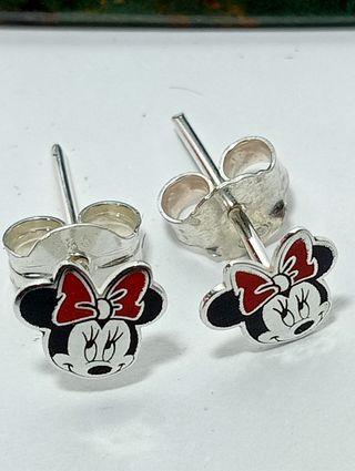 Pendientes mimi  plata de ley.