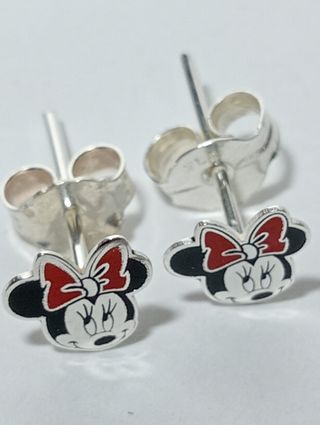 Pendientes mimi  plata de ley.