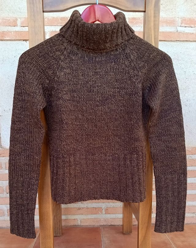 Jersey punto cuello alto