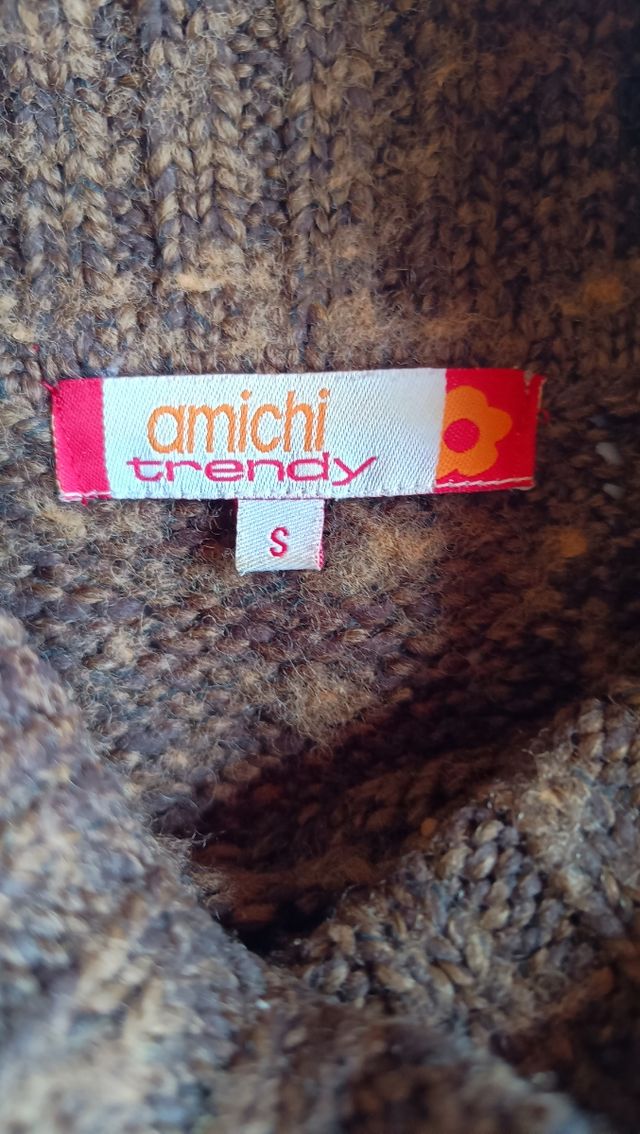 Jersey punto cuello alto