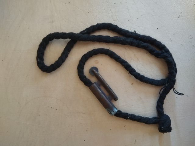 Mechero antiguo de mecha