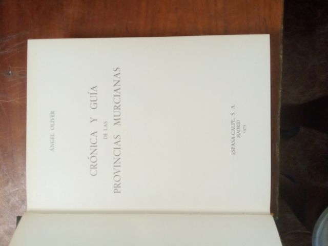 Libro provincias murcianas