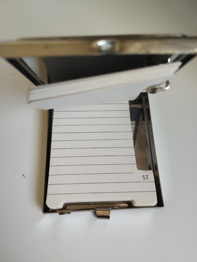 Mini agenda telefónica vintage