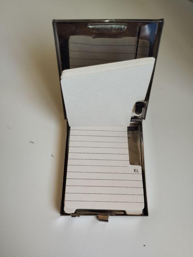 Mini agenda telefónica vintage