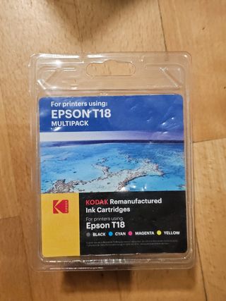 Cartucho tinta Epson T 18 multicolor serie XP 