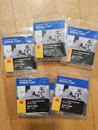 Cartucho tinta negra Epson T 1281 stylus SX 