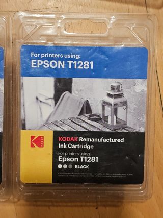 Cartucho tinta negra Epson T 1281 stylus SX 