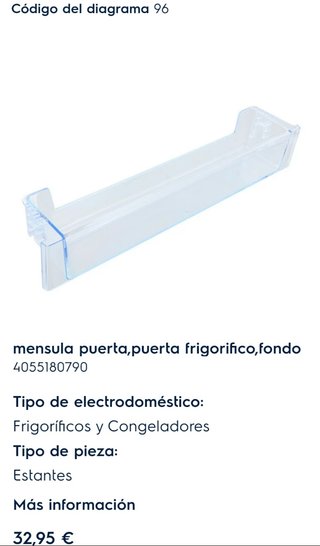 Ricambi per frigoriferi Electrolux