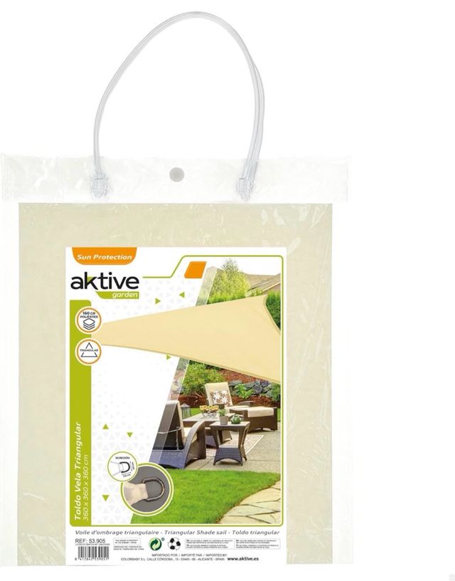 AKTIVE GARDEN-Toldo vela triangular