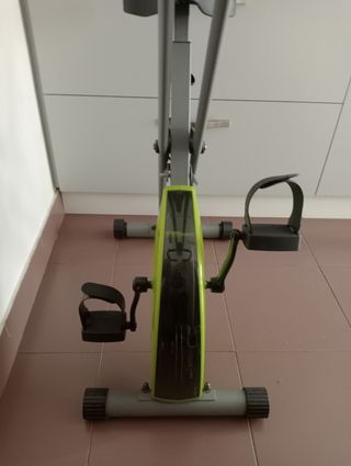 Bicicleta estática y Plegable Deportium
