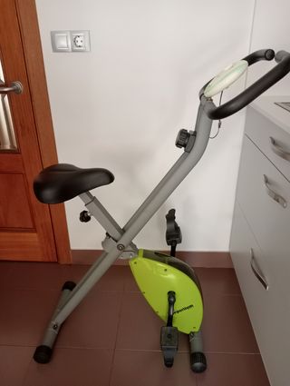 Bicicleta estática y Plegable Deportium