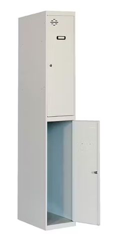 Armadietto in metallo a 2 ante