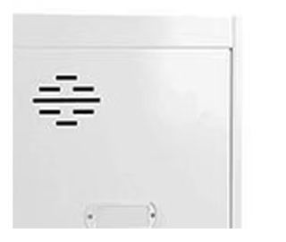 Armadietto in metallo a 2 ante