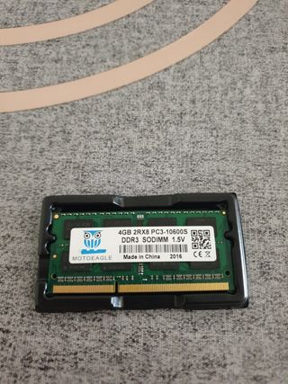 Memoria ram 4gb
