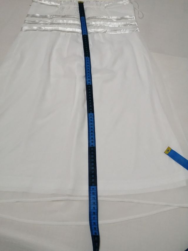 Vestido sin tirantes Esprit