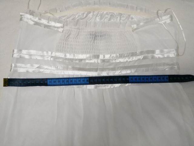 Vestido sin tirantes Esprit