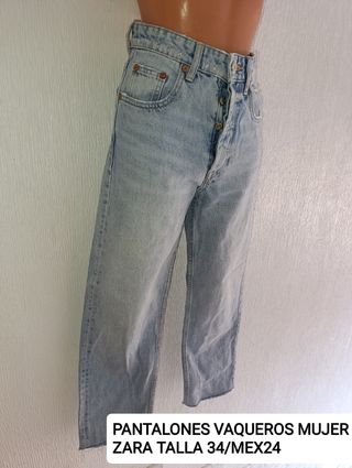 Pantalones zara jeans vaquero.talla 34