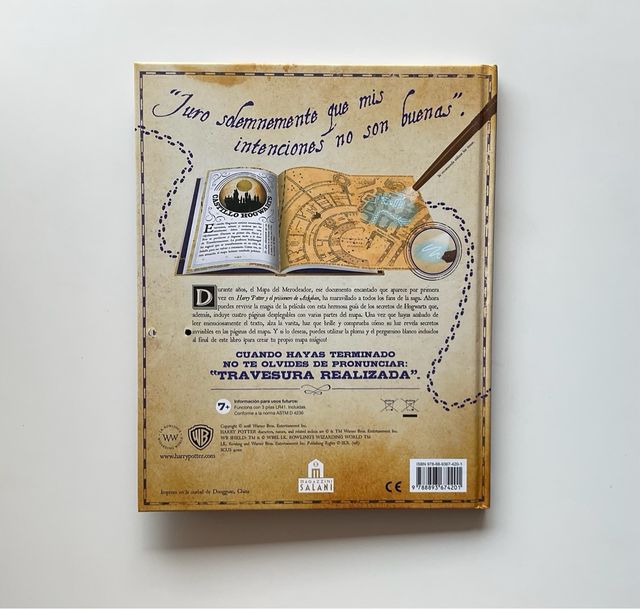 Libro Harry Potter: ‘El mapa del merodeador’