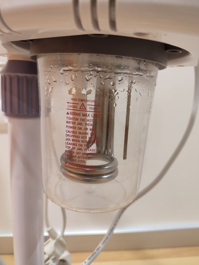 Vaporizador limpieza facial ozono