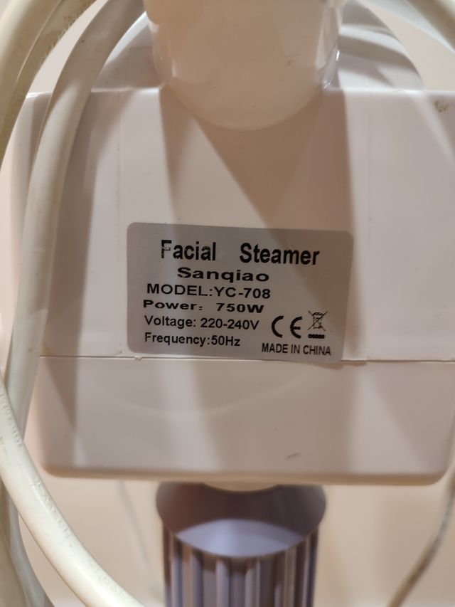 Vaporizador limpieza facial ozono