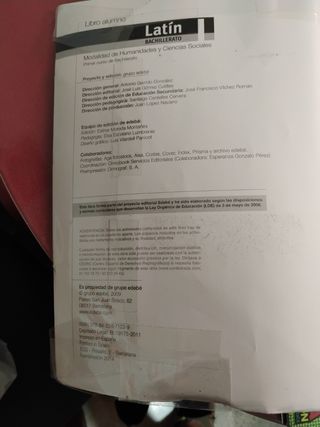 Latín 1 bachillerato, Edebe