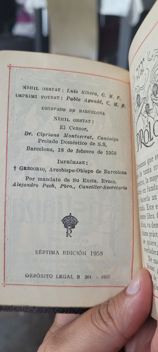 Libros de misa antiguos