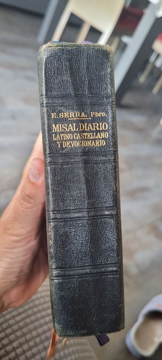 Libros de misa antiguos