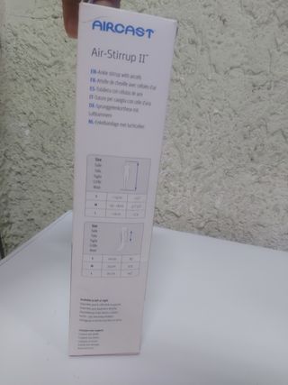 Tutore/cavigliera bivalva aircast 