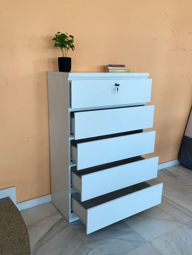 NUEVO !! COMODA BLANCA EN OFERTA