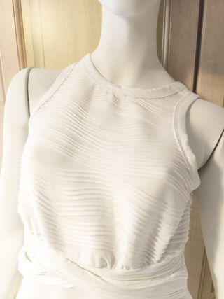 Completo bianco taglia M top + leggings