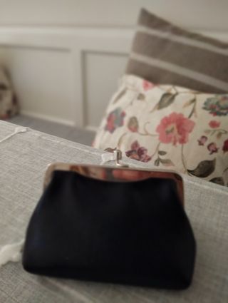 Monedero cuero Vintage 