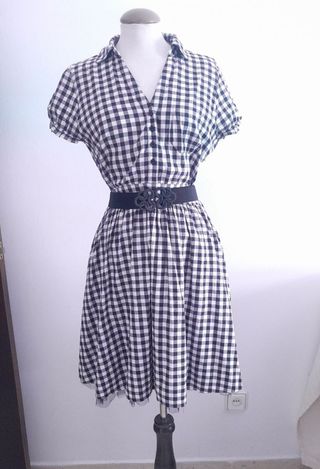 Vestido de cuadros