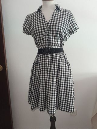 Vestido de cuadros