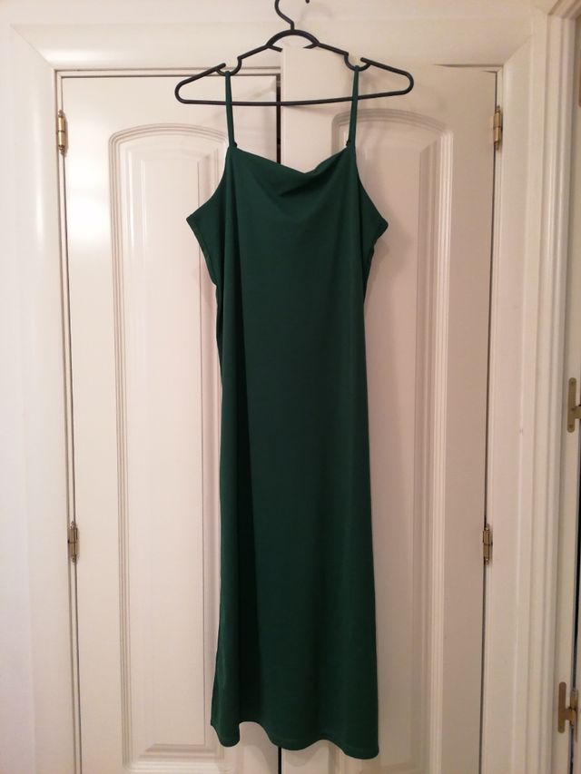 Vestido lencero midi