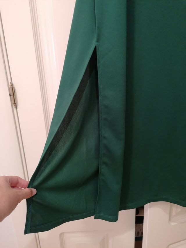 Vestido lencero midi