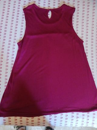 Blusa Viscosa granate