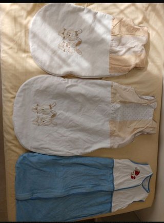Cuna IKEA, colchón, sábanas, nórdico, sacos de cu