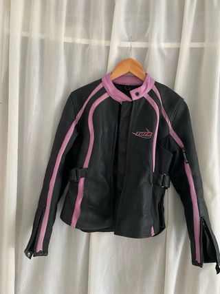 Chaqueta de moto mujer