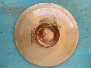 PLATO CERÁMICA DE LA BISBAL VINTAGE.